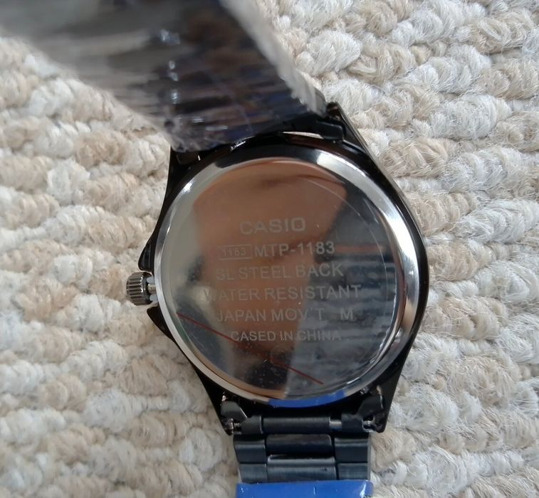 CASIO relógio vintage analógico novo
