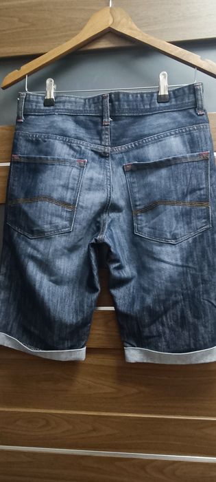 DenimCo Granatowe Spodenki Jeansowe S/36