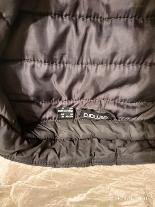 Kamizelka damska pikowana khaki, r 38/40,używana