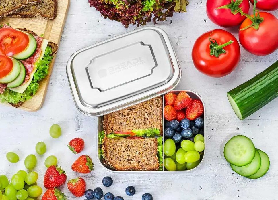 Ланч-бокс із нержавіючої сталі Breadl. 3 відділення 1000мл.