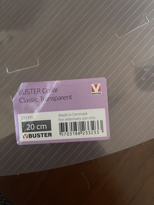 Funil/ colar para caes