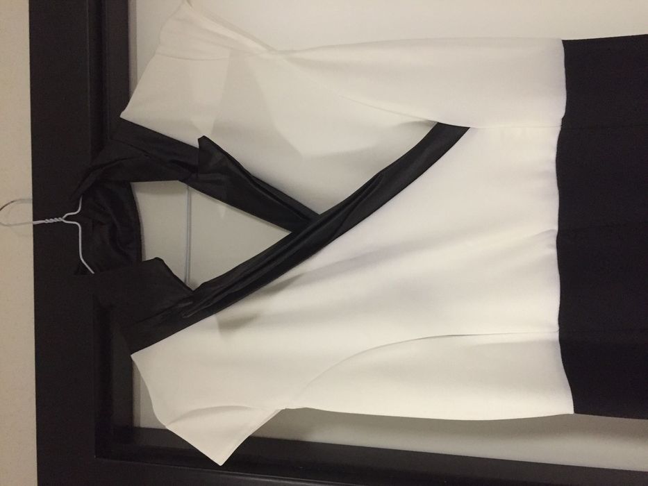 Macacão preto e branco