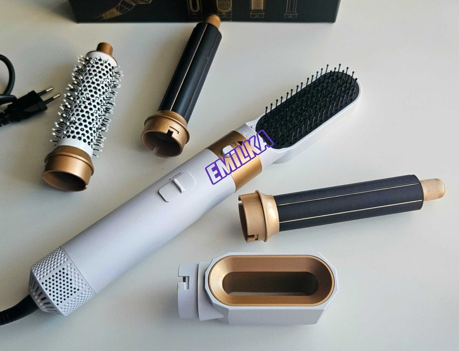 Nowy Stylizator 5w1 jak Dyson Suszarka Lokówka Prostownica Objętość