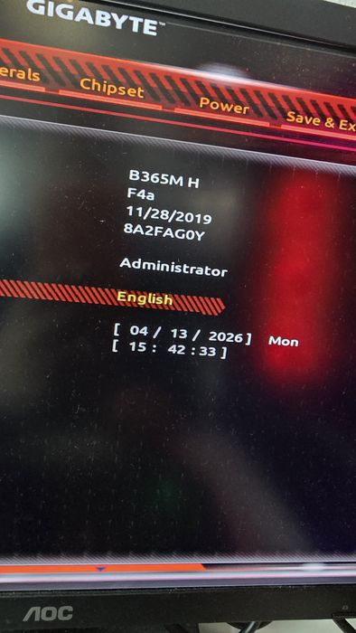 Motherboard Gigabyte B365M + Intel Core i5-9400F