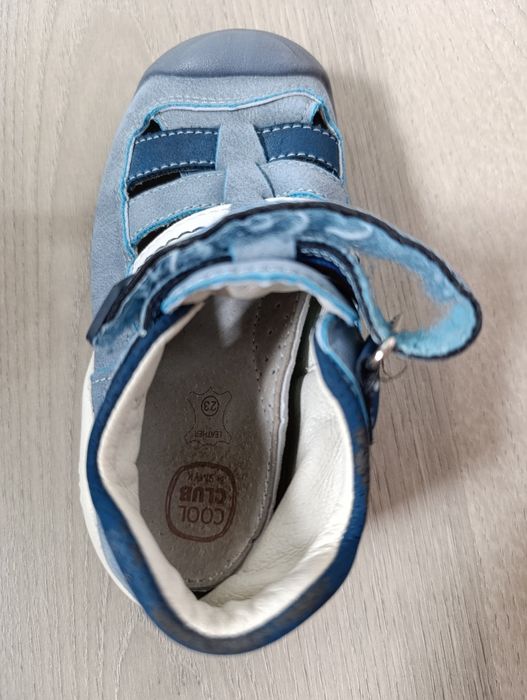 Sandały zabudowane cool club, bio fit, rozm. 23