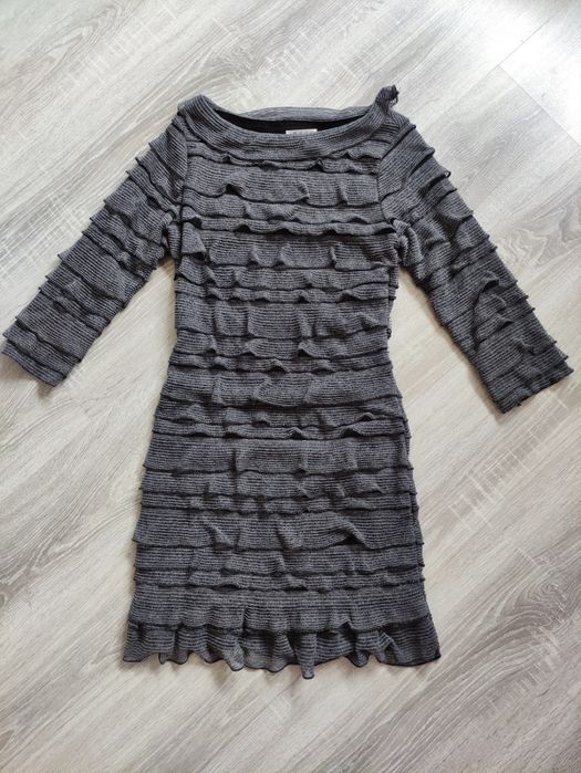 Sukienka rękawy 3/4 koktajlowa elegancka 36/38 Max Studio Specialty