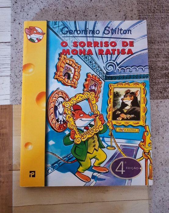 Geronimo Stilton O Sorriso de Mona Ratisa Editorial Presença