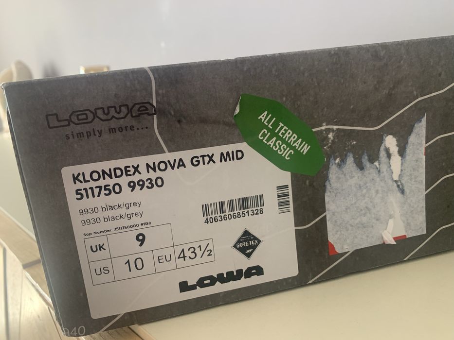 Черевики  чоловічі LOWA Klondex nova MID