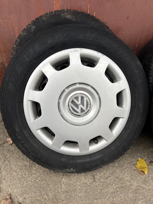 Продам колеса диски в зборі зимова гума шини VW 5/112 r15.