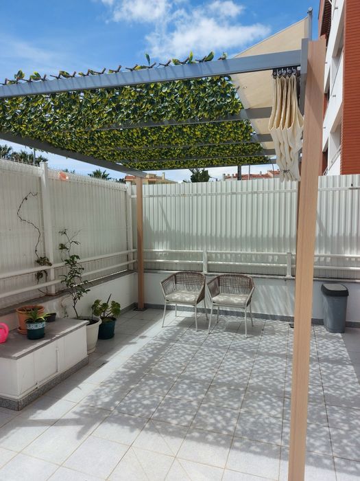 Pergola alumínio + trelissas