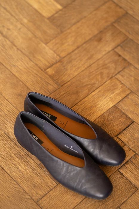 Шкіряні туфлі  балетки M&S Collection