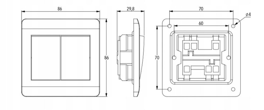 Przełącznik biegów V7 EBERG