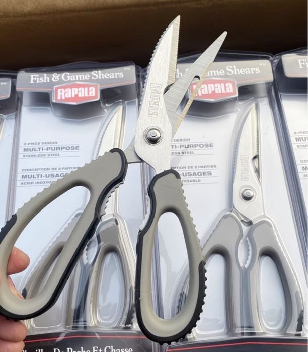 ‼️RAPALA ОРИГІНАЛ найкращі ножиці для обробки риби птиці нержавійка ніж