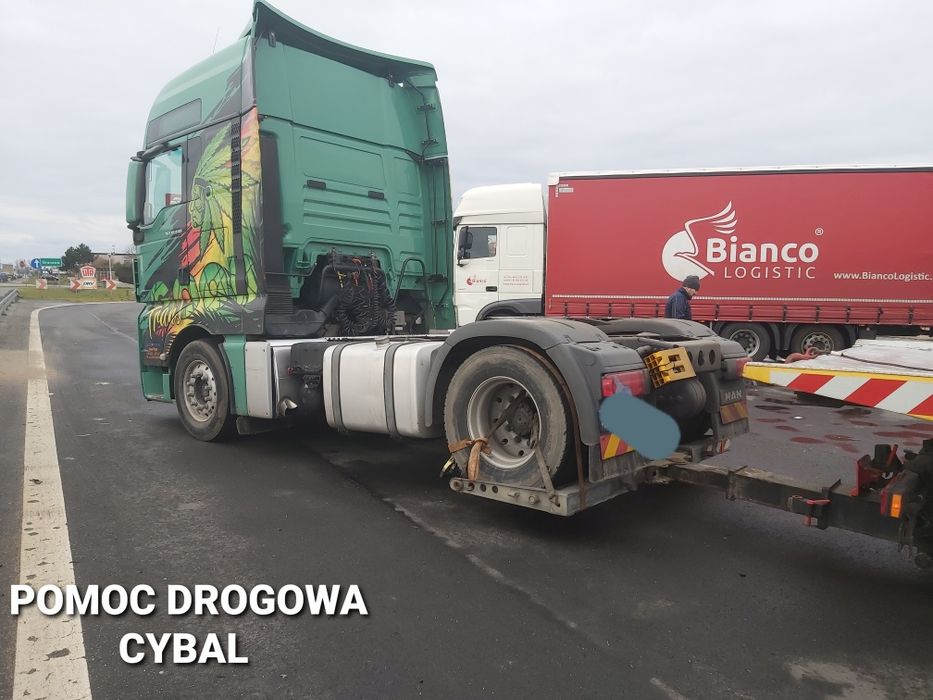 Pomoc drogowa Mobilny serwis holowanie TIR, OSOBOWE bus 24h S5 Leszno