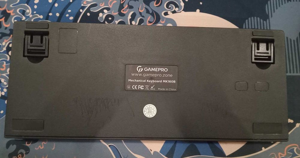 Клавиатура механическая проводная GamePro MK160B 75% RGB Black