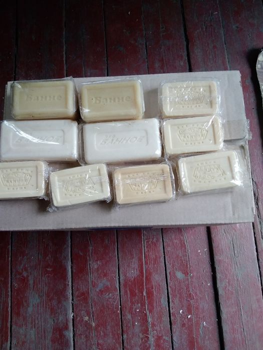 Банное мыло, запечатаное.