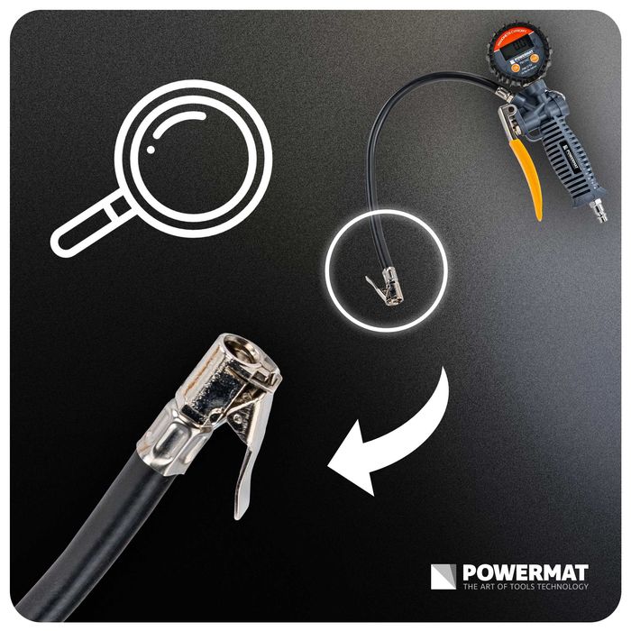 pistolet do pompowania manometr lcd 60mm pm-pdpm-1t