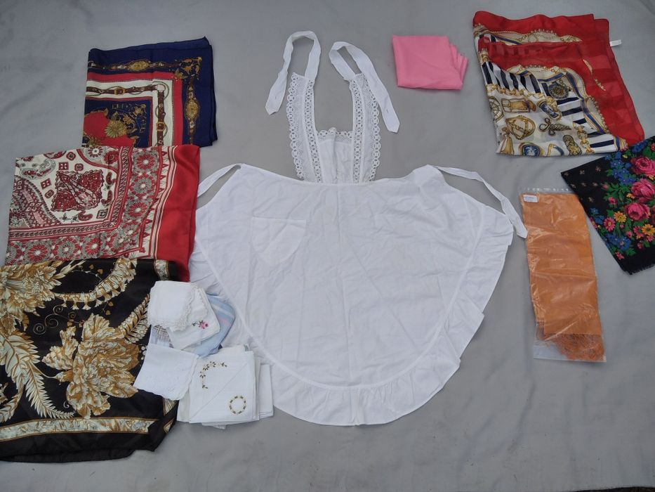 Школьный фартух фартук шарф носовые платки  СССР