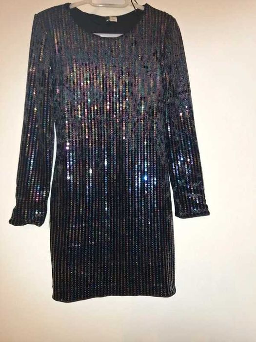 Cekinowa sukienka H&M rozm. 36