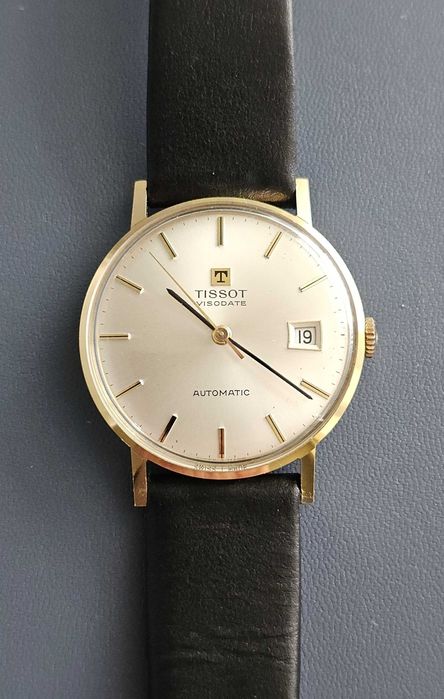TISSOT Visodate automatic złoty 14k * stan kolekcjonerski *