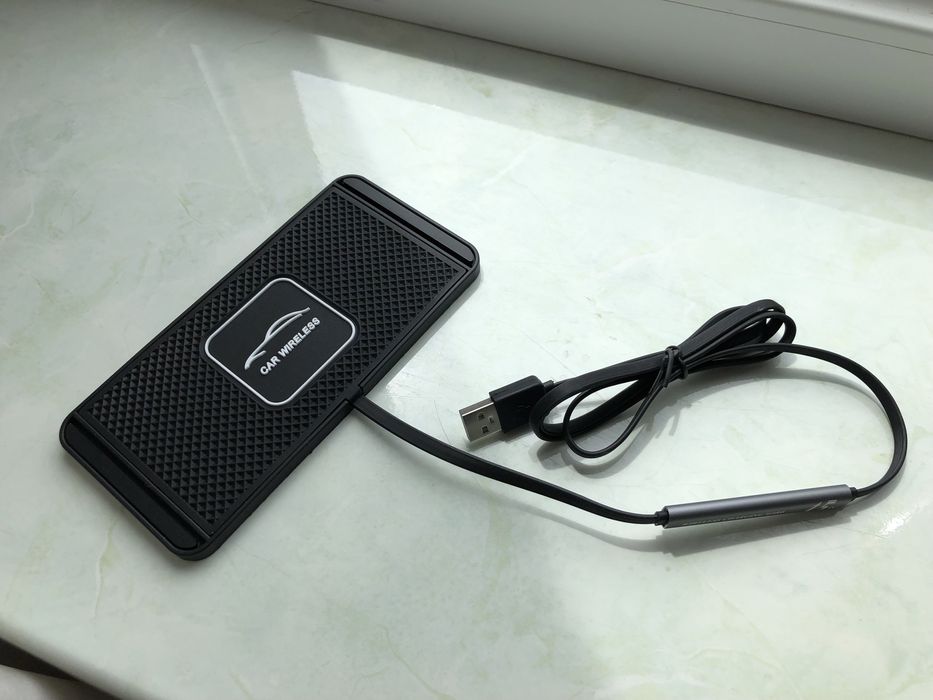 Бездротова зарядка Xiaomi, коврик зарядка для автомобіля, бездротова