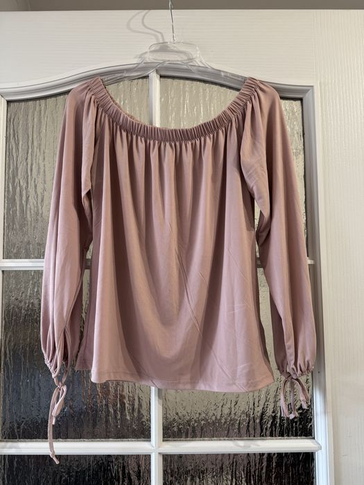 Bluzka pudrowy róż
