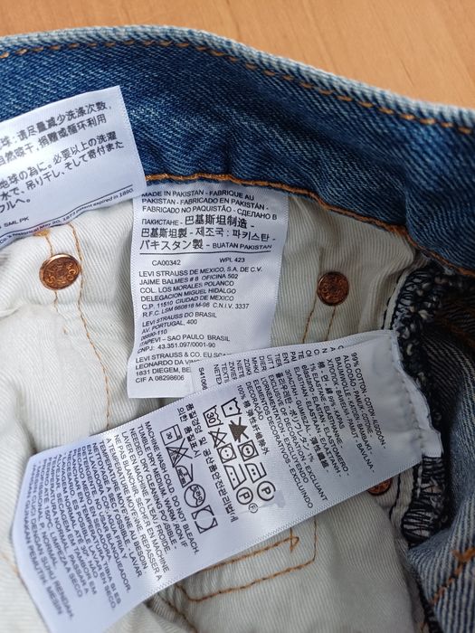 Джинсы зауженные LEVIS  501 S  PREMIUM оригинал W32 L32