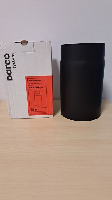 Rura dymowa do kominka rura prosta PR150/250