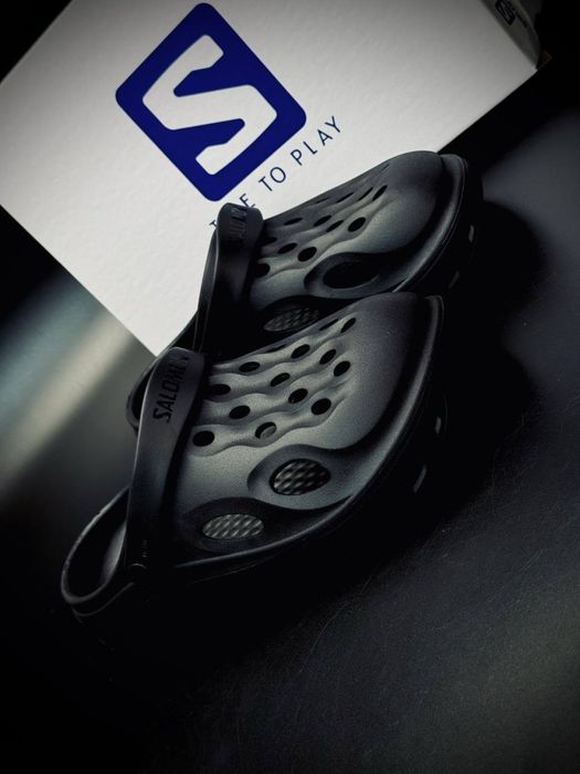 Crocs мʼякі чоловічі максимально відкриті • крокси саломон • новинка • зручні крокси на кожен день • ортопедична устілка
