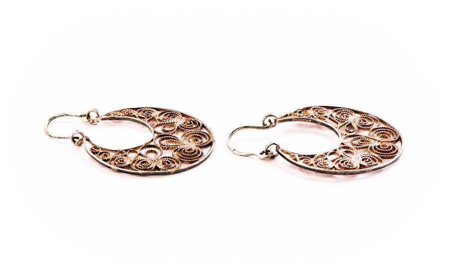 Srebrne Kolczyki - 4,51g - proj. Andrzej Folfas - 1985 rok IMAGO ARTIS