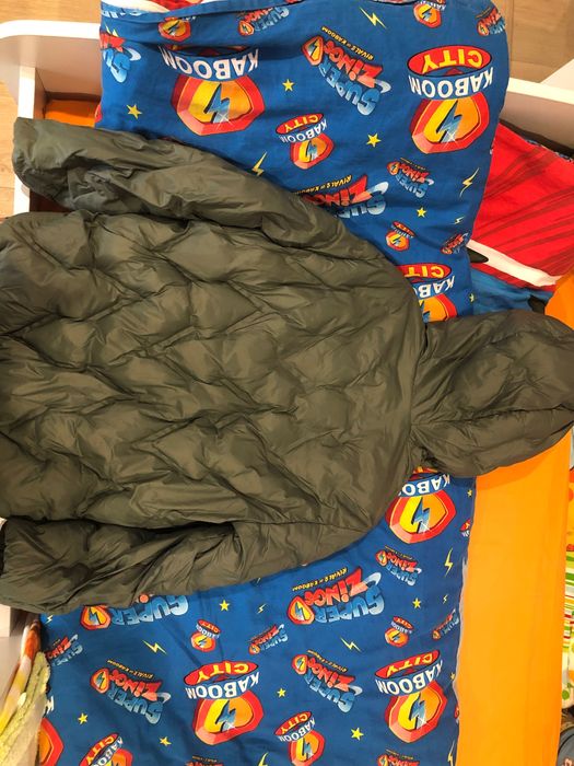 Kurtka zimowa pikowana Zara 140 dwustronna