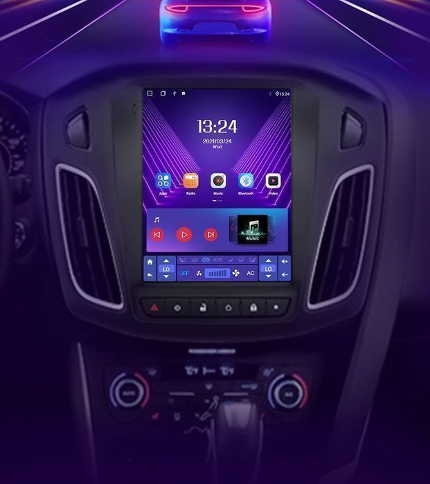Ford Focus MK3 – Radio Android 15 9.7" CarPlay Android Auto 1GB/16GB GPS Nawigacja Stacja Multimedialna WiFi Bluetooth PL