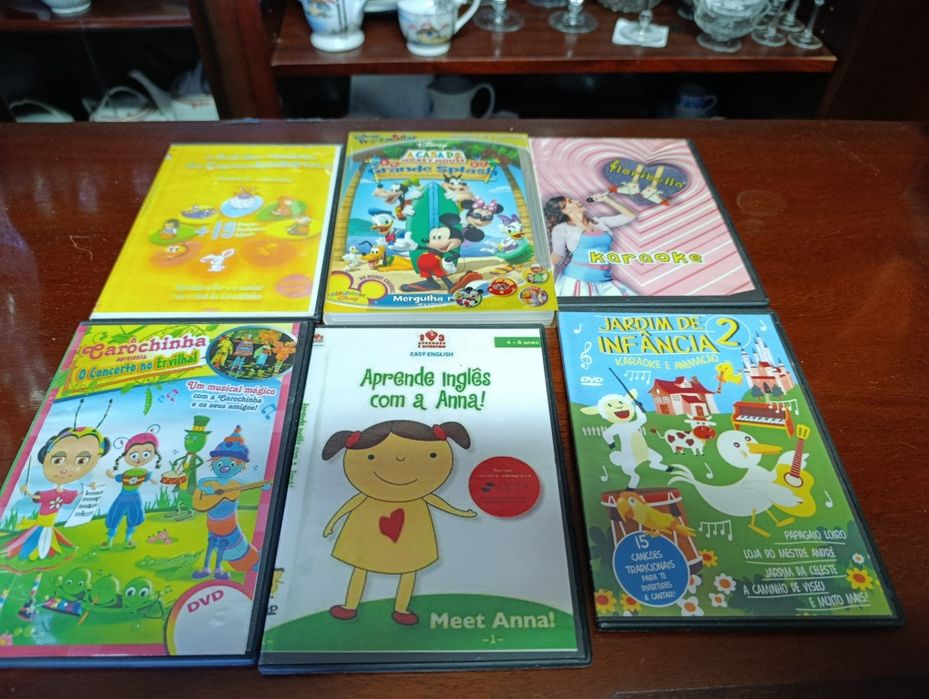 DVD história de animação