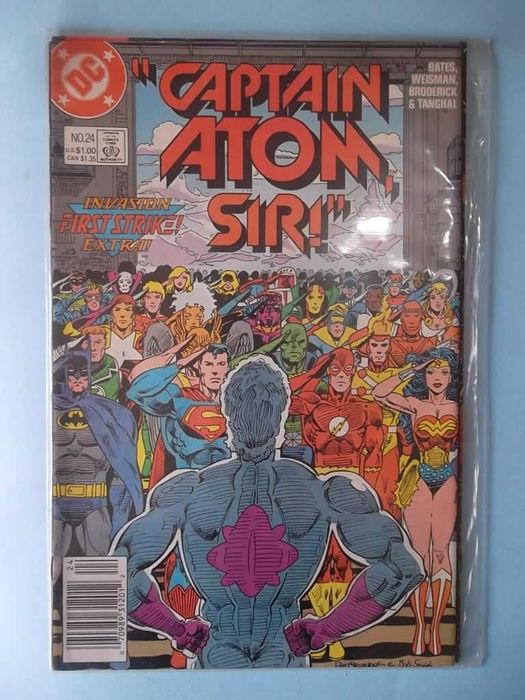 5 comics DC vintage keys Wonder Woman, Capt. Atom, Superman etc