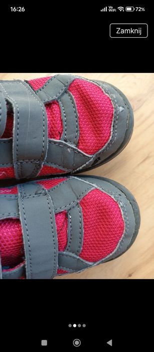 Buty trekkingowe Decathlon Quechua w góry dla dziewczynki