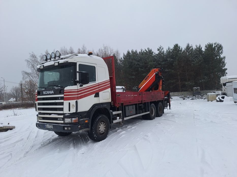 Scania 124L 6x4 470koni PALFINGER 40002
