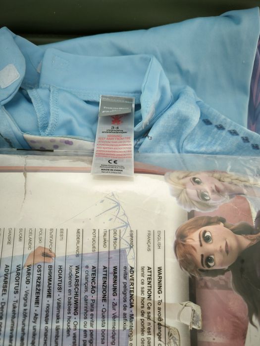 Vestido Princesa Elsa Frozen