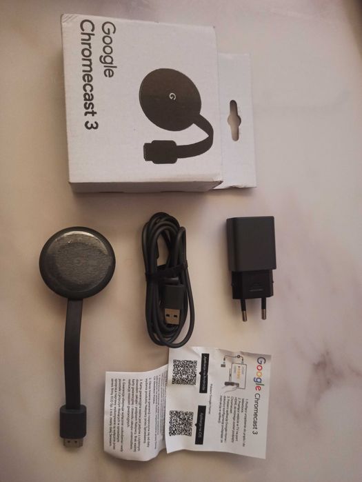 Oryginalny Google Chromecast 3 SmartTV HDMI