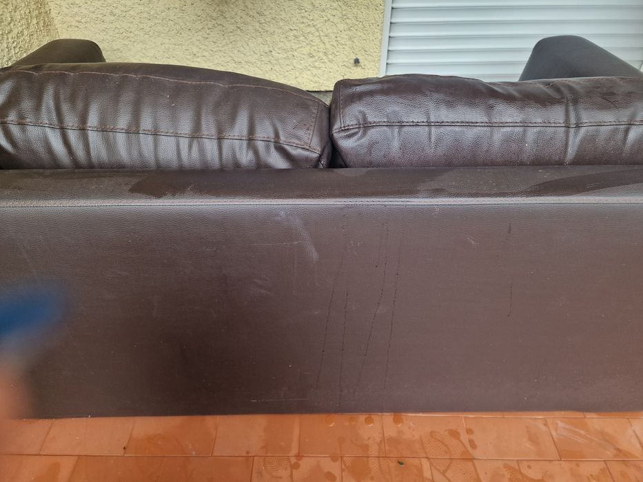 Sofa 2 lugares castanho