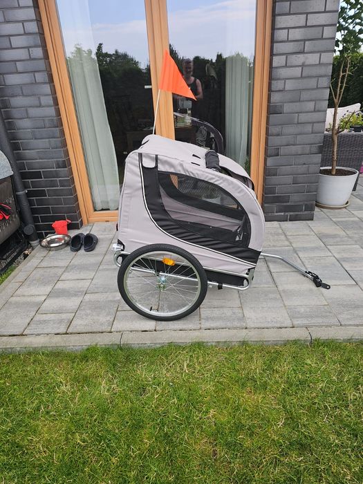 Przyczepka rowerowa All4Baby A01 dla psa – jak nowa.