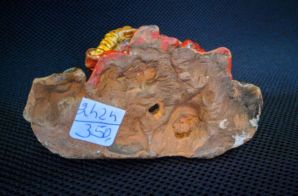 Santa Terracota Policromada Séc XVIII XIX