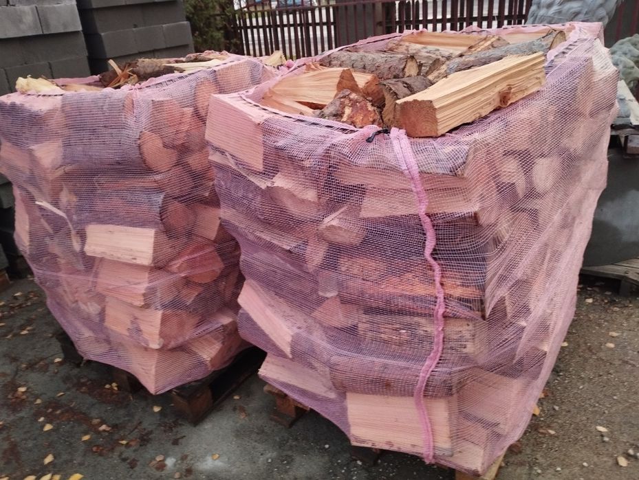 Drewno opałowe dąb, brzoza, sosna, połupane, deski
