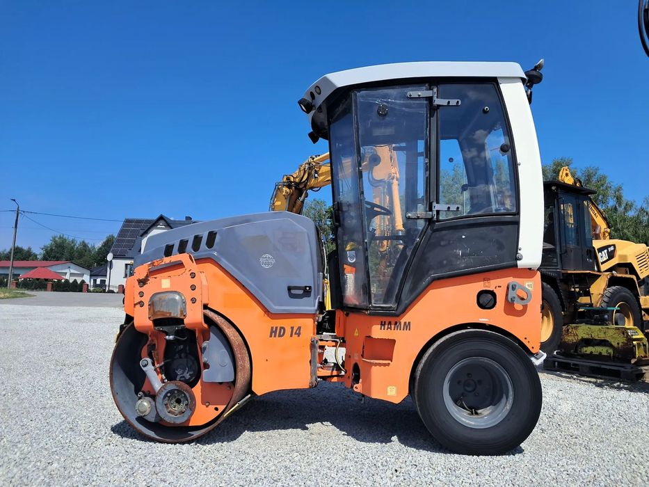 Hamm HD 14 VT  Walec HAMM HD 14 VT / 17r! / Guma - Stal / BOMAG / DYNAPAC