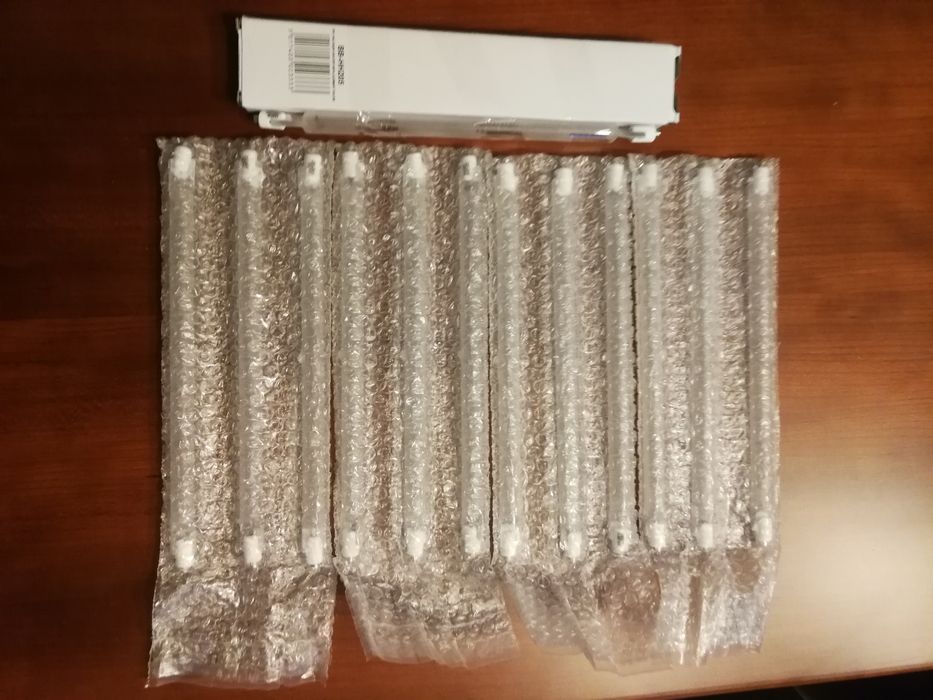 Lâmpadas de halogéneo 400 watts 195 mm para aquecedor