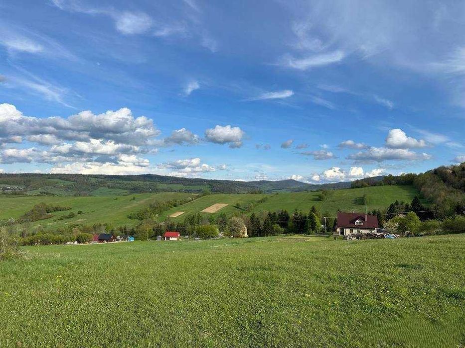 Bieszczady Mchawa Baligród działka budowlana, widokowa o pow 6 ar z WZ