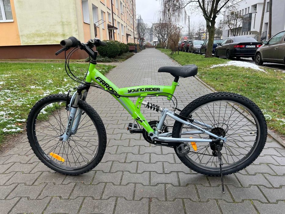 Rower dziecięcy FRROAD MTB 24" FULL mocny