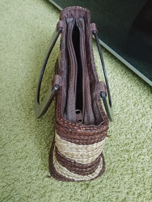 Torebka letnia słomkowy koszyk