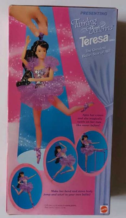 Barbie Twirling Ballerina Teresa, ano 1995, Mattel # 15299