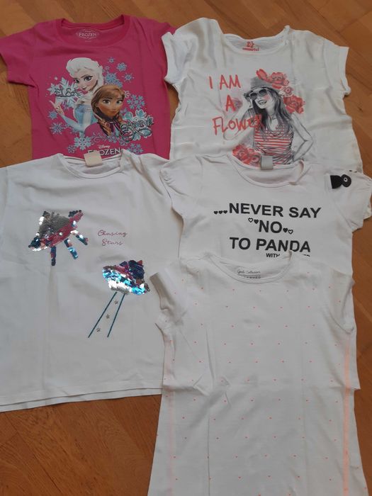 Bluzka koszulka T-shirt h&m Reserved 128