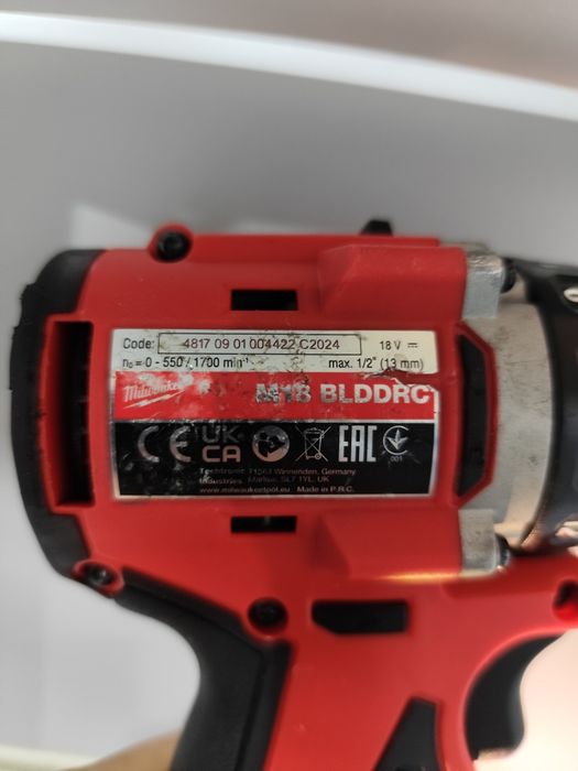 Milwaukee M18 BLDDRC  3601-20  безщітковий акумуляторний шуруповерт Мі